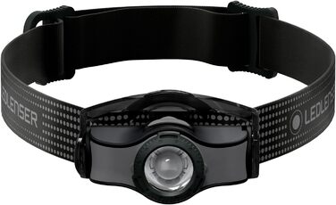 Налобний ліхтар Ledlenser MH3, 200 люмен, LED, фокусування, 130 м, до 35 годин, металевий кліп, батарейка, для туризму