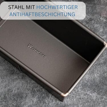 Форма для випікання хліба Westmark Back Meister, розсувна, холоднокатана сталь, антрацит, 32932270