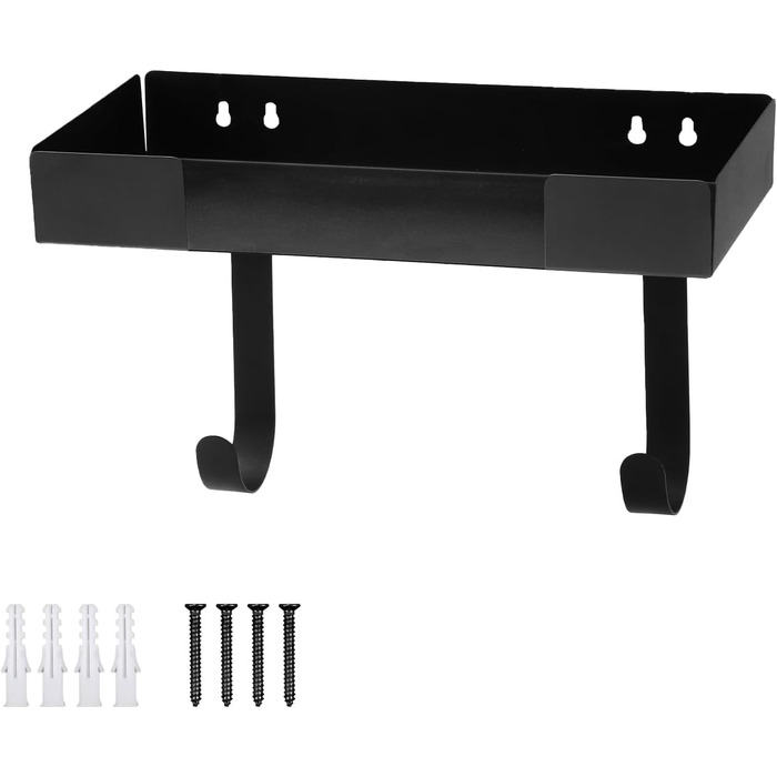 Кріплення для прасувальної дошки настінне, 32*15.7 см. Настінне кріплення для прасувальної дошки з нержавіючої сталі з металевими гачками. Тримач для прасувальної дошки, кріплення для праски на стіну, підходить для прасувальних дошок T/Y форми.