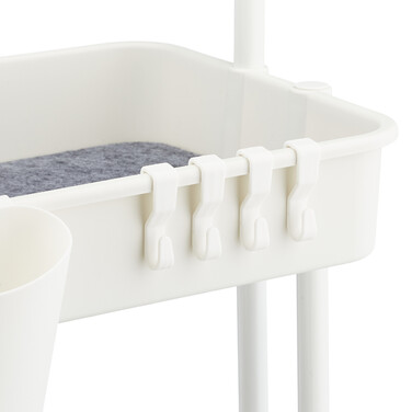 Relaxdays 3-Tier Rolling Cart