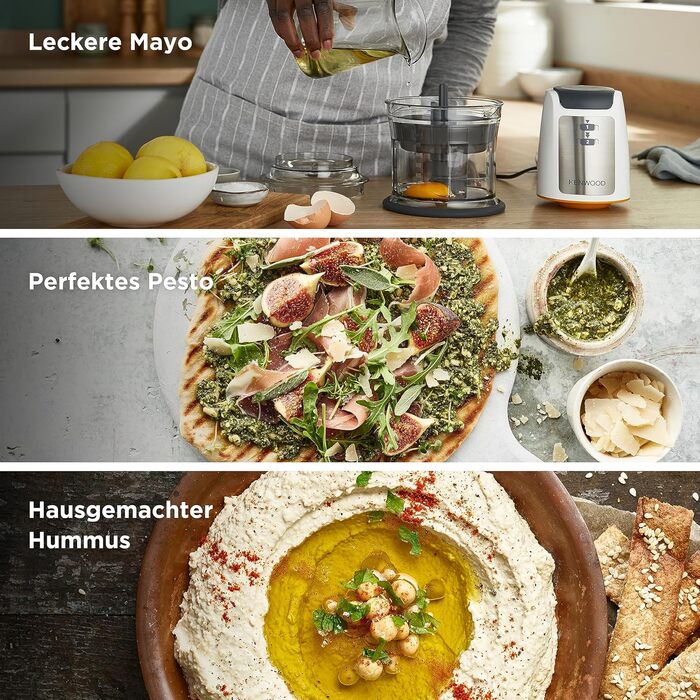 Блендер Kenwood Easy Chop CHP61.100WH - міні-подрібнювач, 500 Вт, білий