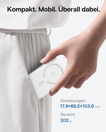 Power Bank Baseus EnerFill MagSafe 10000mAh з PD 22.5W та бездротовою зарядкою 15W для iPhone