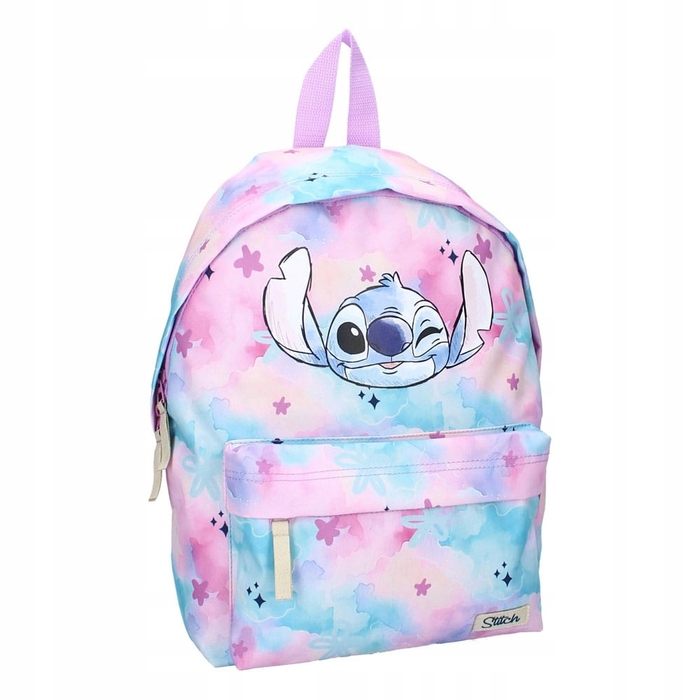 Шкільний рюкзак одниномірний Lilo & Stitch Vadobag, синьо-рожевий, 12 л