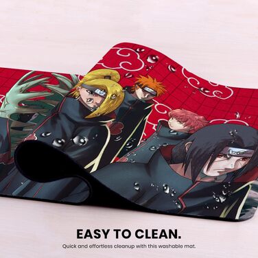 Килимок для миші Head Case Designs Naruto Shippuden Akatsuki XL (900x400 мм) для ігор, клавіатури, ПК
