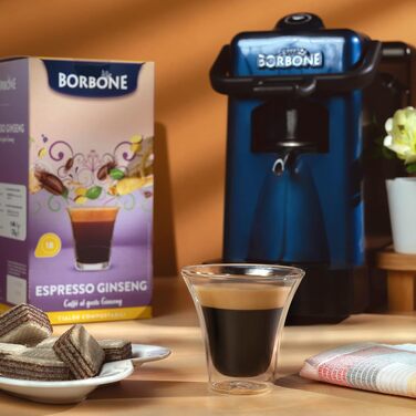 Кавові пади Caffè Borbone Rossa (Червона суміш) з женьшенем, ESE 44 мм, біорозкладні, 150 шт