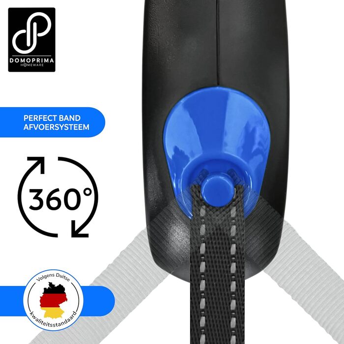 Нашийник для собак DOMOPRIMA: міцний, безпечний, 3 розміри (S, M), 4 кольори (сірий, блакитний, зелений, рожевий)