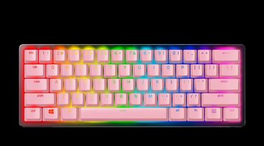 Набір Razer для апгрейду клавіатури: PBT кейкапи, спіральний кабель, інструменти - кварц-рожевий колір