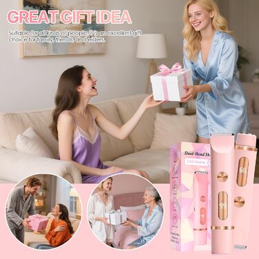 Триммер для бікіні RoserRose 2-в-1: електробритва та триммер для жінок, водонепроникний (IPX7), LCD-дисплей, Type-C зарядка, набір для догляду за шкірою бікіні