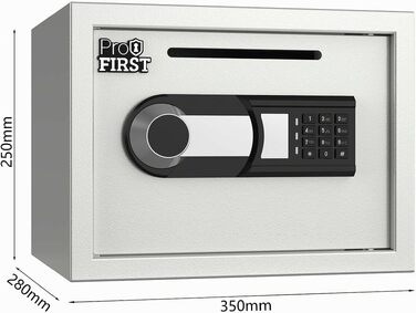 Меблевий сейф Profirst Guardian 3 зі сталевим корпусом, електронним замком, прорізом для купюр та висувною полицею