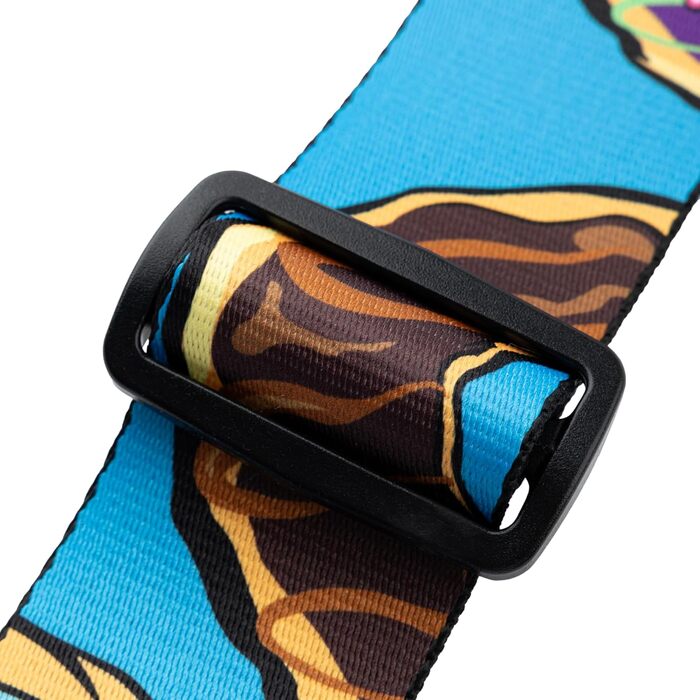 Гітарний ремінь Levy's Musikinstrumente з поліестеру, 5,1 см, з мотивом пончиків (65 дюймів, пончики)