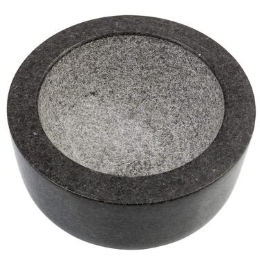 Гранітний ступка з товкачиком Smart-Planet - ступка для спецій, песто та трав, Ø 8,5 см
