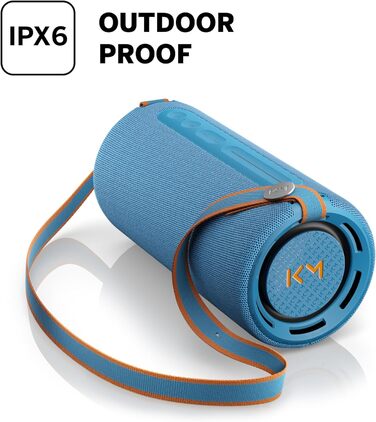 Loewe We. HEAR Pro: Портативна Bluetooth колонка 60W, водонепроникна, до 17 годин роботи, для дому та вулиці (денім)