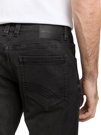 Джинси чоловічі Tom Tailor Marvin Straight (34W/36L, Used Dark Stone Black Denim)