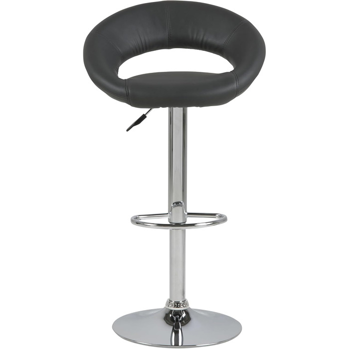 Барний стілець AC Design Thilde, PU, сірий, 100 см