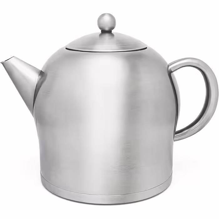 Bredemeijer small, rounded double-walled teapot 0.5 Liter (Matte, 2.0 L)