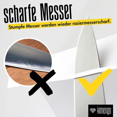 Набір для заточування ножів [PROFI SET] Schleifstein: двосторонній точильний камінь 1000/4000, підставка, eBook, точило для ножів