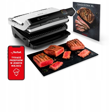 Складаний електричний гриль Tefal Optigrill Elite XL GC760D30, 2200 Вт