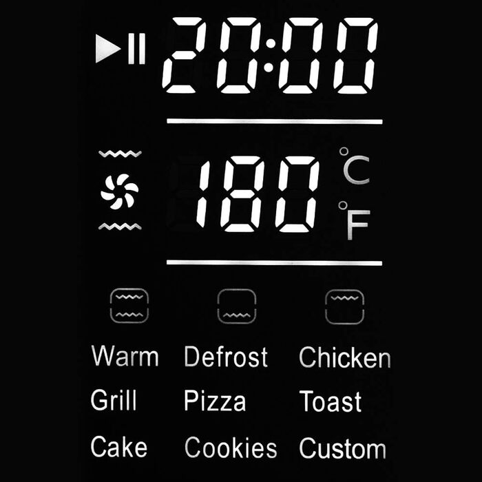 Міні-піч GASTROBACK Bake & Grill з конвекцією, 26 л, 5 функцій, Cool Touch, камінь для піци, дека, решітка та шампур