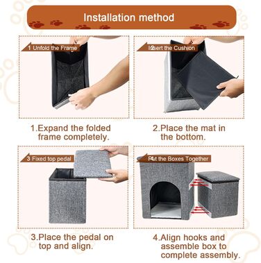 Сходинки для собак FurryPaws: 3-ступенева переносна драбинка для собак до ліжка та дивана, антиковзаюча, для маленьких та великих собак, ідеальна для подорожей