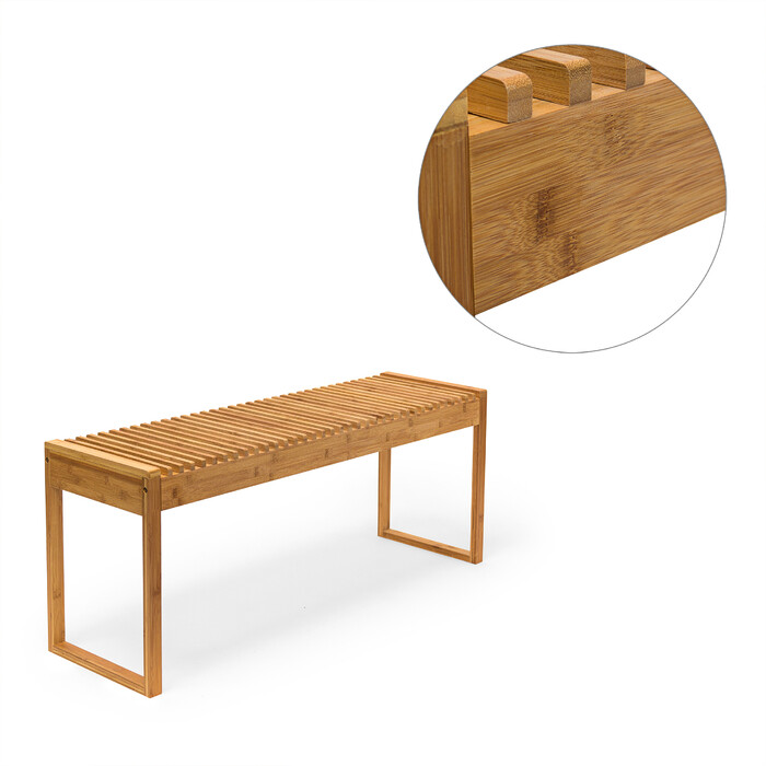 Relaxdays Bamboo Bench