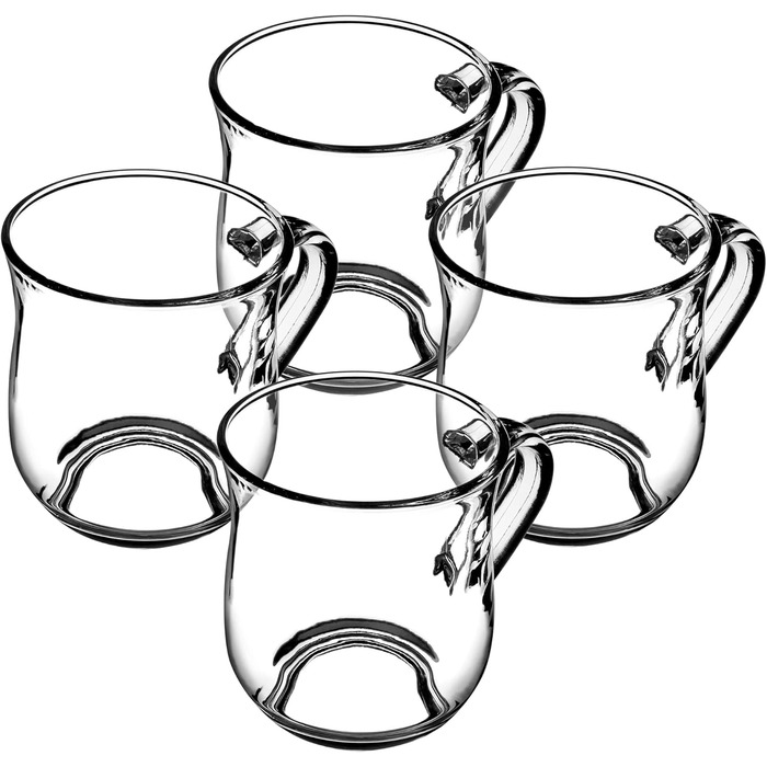 Набір склянок KADAX для чаю та кави (4 шт., 320 мл)