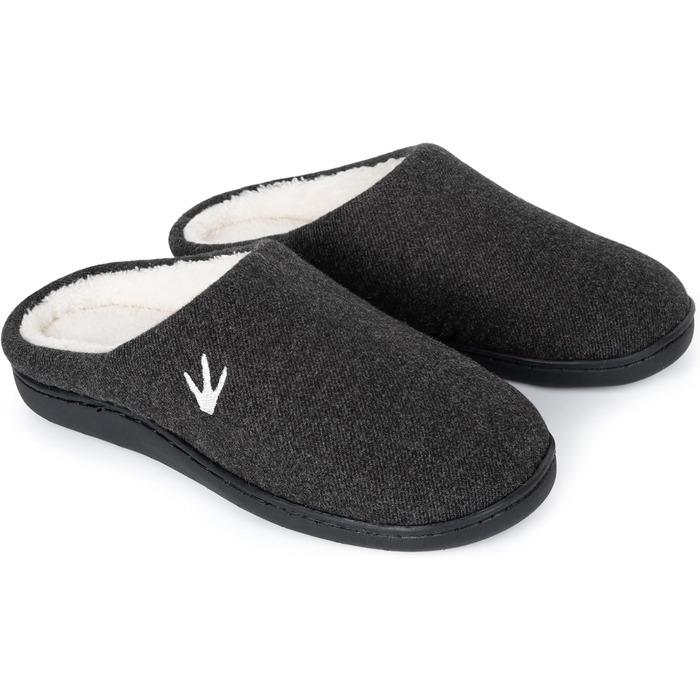 Теплі домашні тапочки для жінок та чоловіків з антиковзкою підошвою – Утеплені зимові пантофлі | Memory Foam HOD06 40/41 EU Чорні