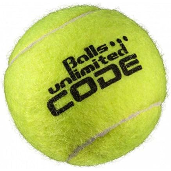 Тенісні м'ячі Balls ... unlimited Code Black - 4 м'ячі в упаковці, схвалені ITF