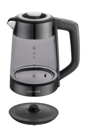 Електричний чайник Concept RK4195, 2200 Вт, 1,7 л, сріблястий/сірий