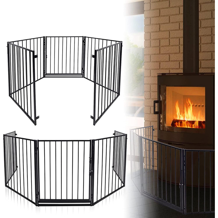 Клітка для собак, цуценят, гризунів та кроликів, металева, розкладна, з дверцятами (310 x 2,5 x 75 см)