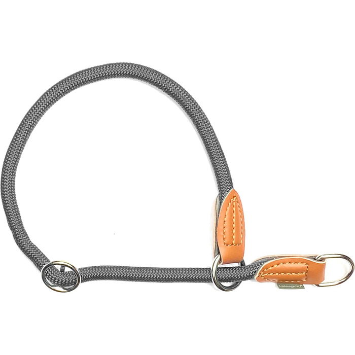 Нашийник для собак з паракорду зеленого кольору, регульований | Нашийник для собак з нейлону | Модний дизайн Devon | Розмір: Pigeon Grey, L