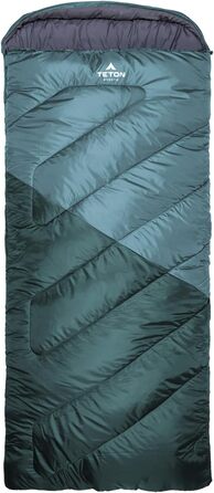 Сплячий мішок TETON Sports Degree C Flannel Lined Left Zip 18 Grad C Flanell gefütterter linker Reißverschluss Schlafsack – Blue (XXL / 0F Degree / Right Zip, lagoon)