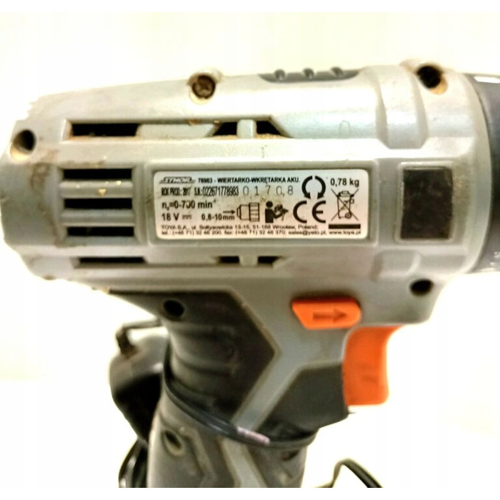 Дриль-викруткa Sthor 78983 18 В, 1 акумулятор 1.3 Аг