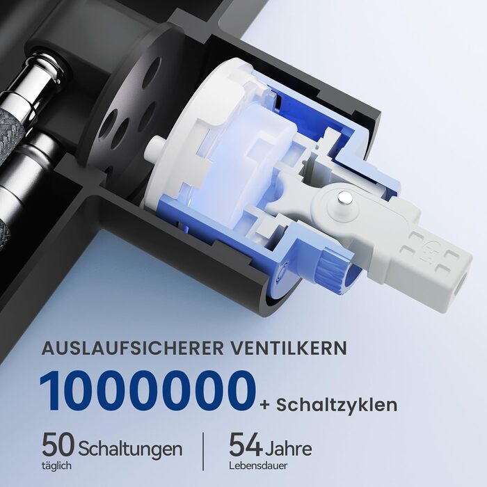 Кухонний змішувач CECIPA висувний з душем, чорний, нержавіюча сталь, 360° поворот, 2 режими струменя, для кухні