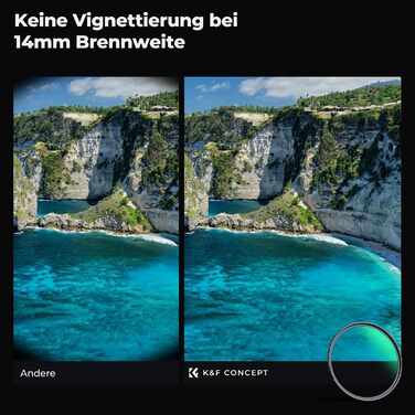 Фільтр UV K&F Concept Nano X-Serie 72mm Schott-Glas, 28 шарів MC, Super Slim