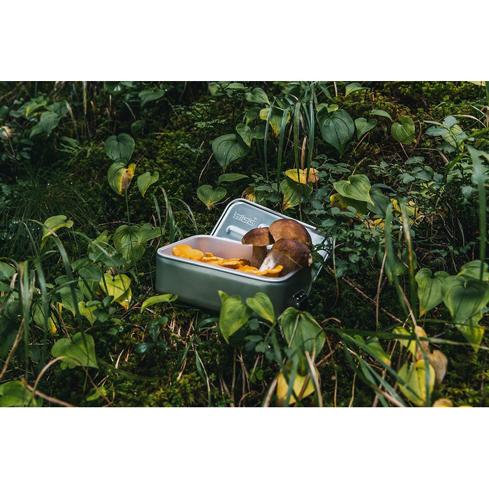 SIGG - Alu Lunchbox Plus - Lunchbox with Compartment - Award-Winning - Dishwasher Safe & Microwave Safe - Absolutely Leakproof - Featherlight - BPA-Free