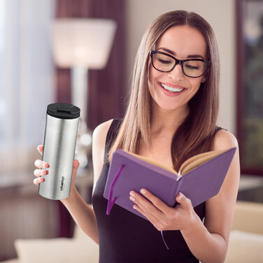 Relaxdays Stainless Steel Thermobecher 400ml