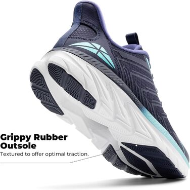 Жіночі спортивні сліпони ALLSWIFIT, зручні, для бігу, тенісу, дихаючі, з неслизькою підошвою, для спорту, фітнесу, тренувань, крос-тренінгу, модні кросівки (41.5 EU, Синій)