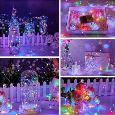 LED гірлянда світлодіодна, 23м, 200 LED, на батарейках, з таймером, 8 режимів, для дому та саду, на Різдво, весілля, Хелловін, свята, декор (1 шт, холодне біле світло)