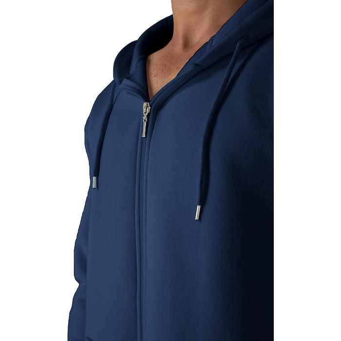 Світшот з капюшоном Smith & Soo для чоловіків (XL, темно-синій) – якісна бавовняна суміш, спортивний стиль