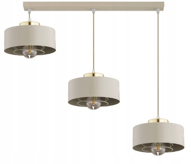 Підвісна люстра Elko-Lighting Spring Ecru, 3 точки освітлення, цоколь E27