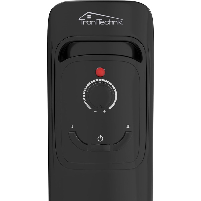 Масляний радіатор Tronitechnik® TT-OR 311: 1500 Вт, 3 режими, термостат, захист від перегріву, чорний