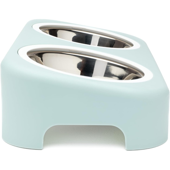 Набір мисок для котів та собак Smarty Life з піднятою платформою - нержавіюча сталь, для корму та води