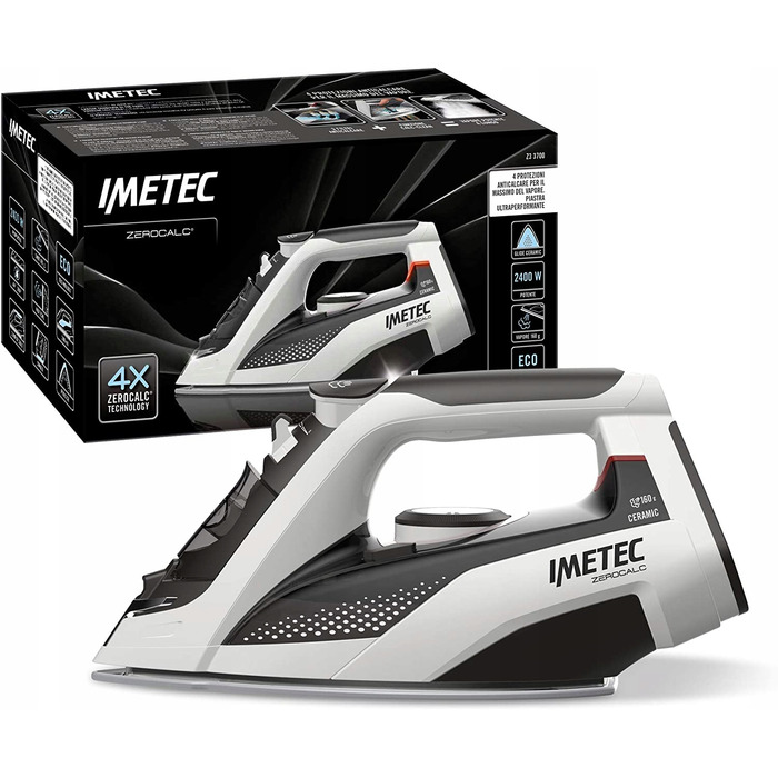 Парова праска Imetec Zerocalc Z1 2800 з керамічною підошвою, 2200 Вт