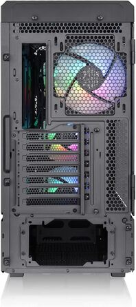 Корпус Thermaltake Ceres 500 TG ARGB Mid-Tower ATX/E-ATX, 4 ARGB вентилятори, загартоване скло, USB-C, Black
