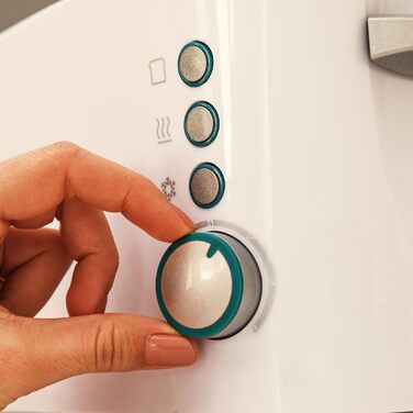 Тостер Cecotec Toast&Taste Extra W: 1000W, 7 рівнів підсмажування, автоматичний викид, для товстих шматочків, білий