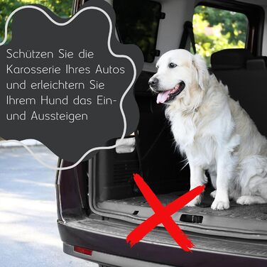 Килимок для собак у багажник Golden Dog, захист сидінь авто, штучна шкіра, сірий, 110 x 90 см