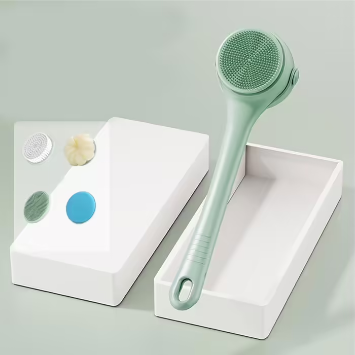 Electric bath brush, multi-brush head, cleaning tool, multifunctional, handheld, household, rechargeable bath brush, toiletries