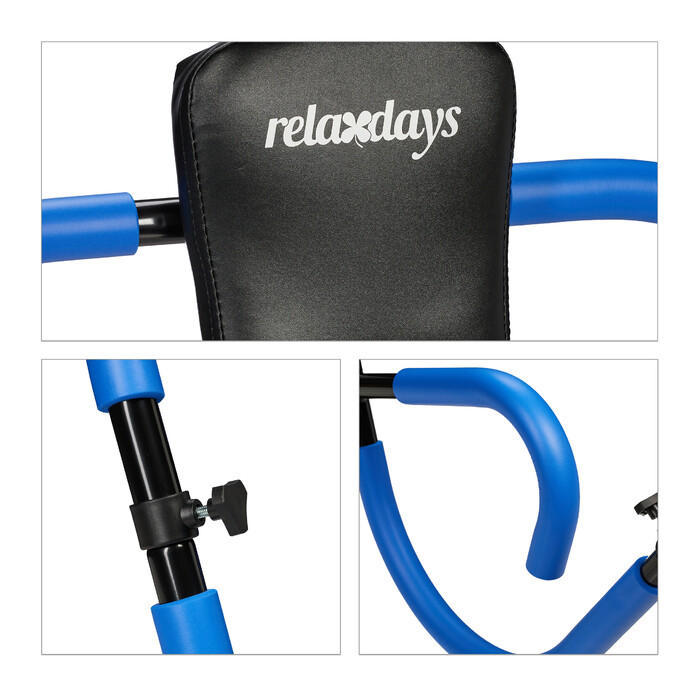 Relaxdays Ab Roller - Blue