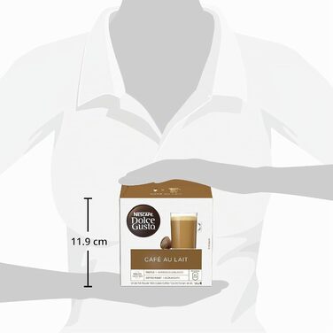 Кавові капсули NESCAFÉ Dolce Gusto Café au Lait, 3 упаковки по 30 капсул (загалом 90 шт), 160 г