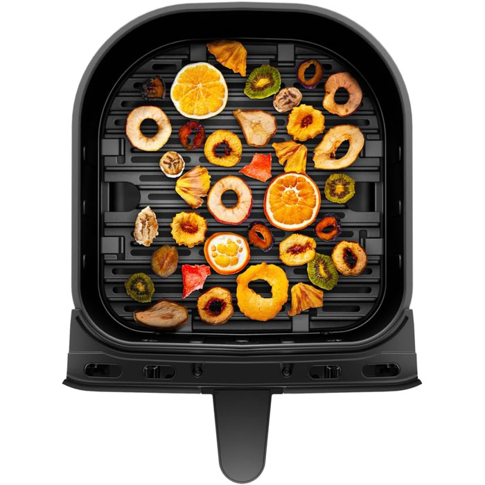 WMF Multi Taste Hot Air Fryer, Airfryer, 1550 W, 4.6l for 2-4 people, healthy frying, drying, grilling, hot air fryer with 8 programs, 4.6 Liter Air Fryer, black